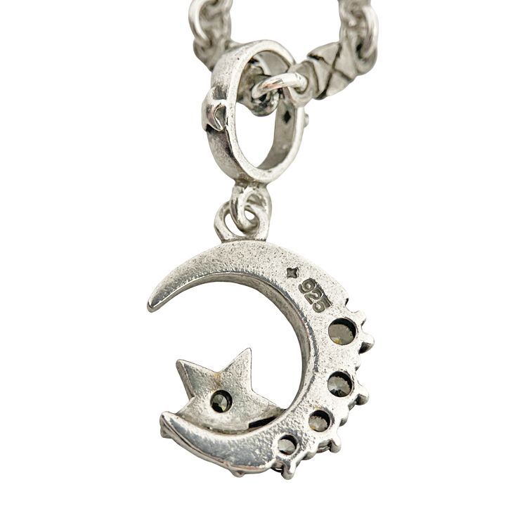 Loree Rodkin ローリーロドキン CROSS PENDANT Crescent MOON STAR