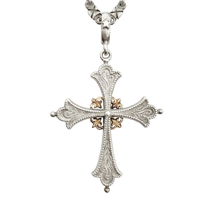 Loree Rodkin ローリーロドキン CROSS PENDANT Crescent MOON STAR