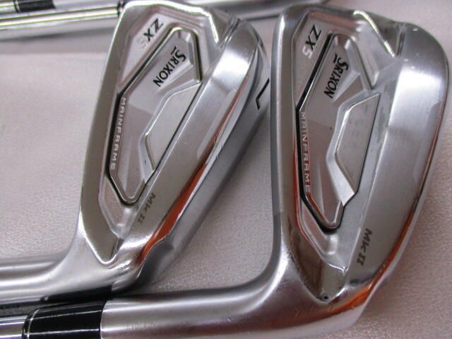 ダンロップ SRIXON ZX5 Mk2 KBS TOUR Sフレックス アイアンセット 中古
