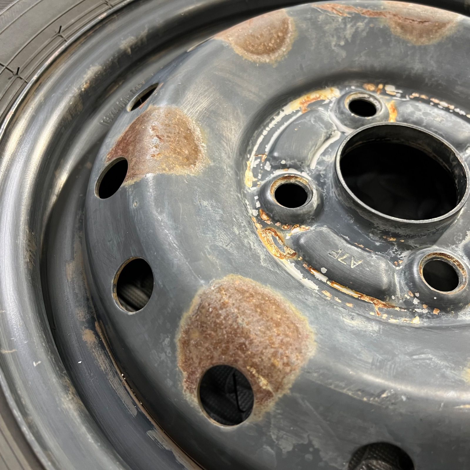 23年製 155/65R13 ブリヂストン ニューノ ホンダスチールホイール