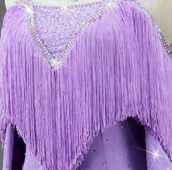 新品未使用 社交ダンスドレス ラテンドレス ルンバ チャチャ サンバ