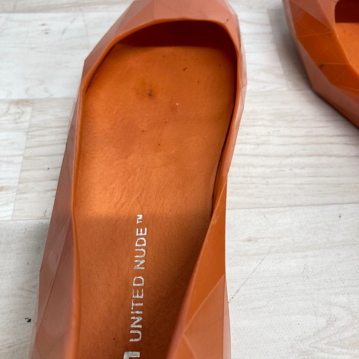 UNITED NUDE パンプス/フラットシューズ オレンジ 39(24.5cm相当