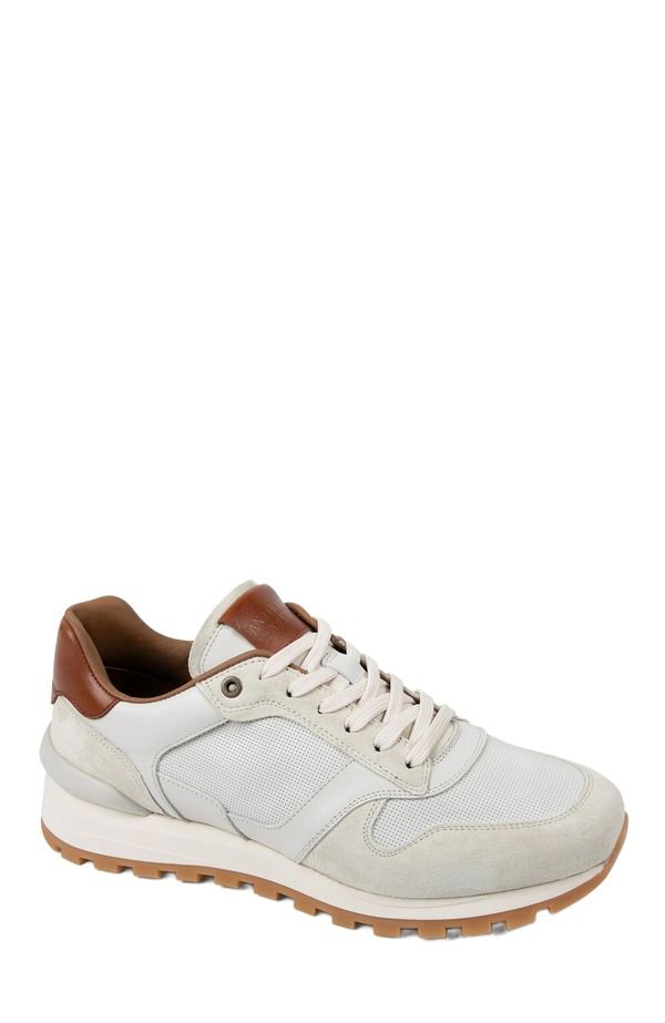アンソニー ヴィア メンズ シューズ スニーカー Anthony Veer Edward Runner Sneaker White Cognac ホワイト