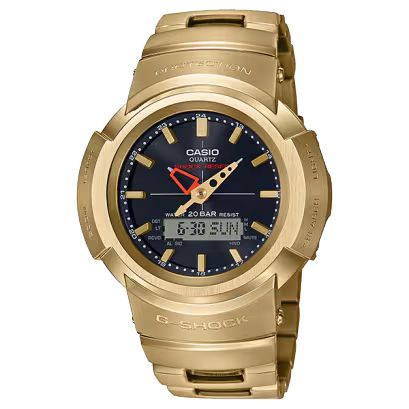G-SHOCK FULL METAL AWM-500GD-9AJF ジーショック フルメタル アナデジ タフソーラー ゴールド