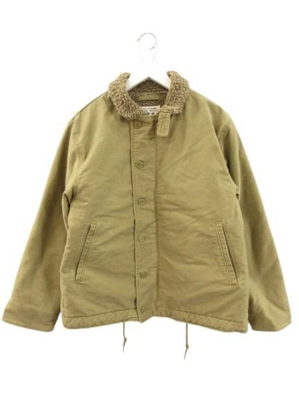 ワイパー WAIPER N-1 デッキジャケット USED加工 ミリタリージャケット カーキ 40