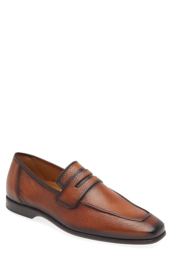 メズラン メンズ シューズ ローファー Mezlan Deer Penny Loafer Cognac