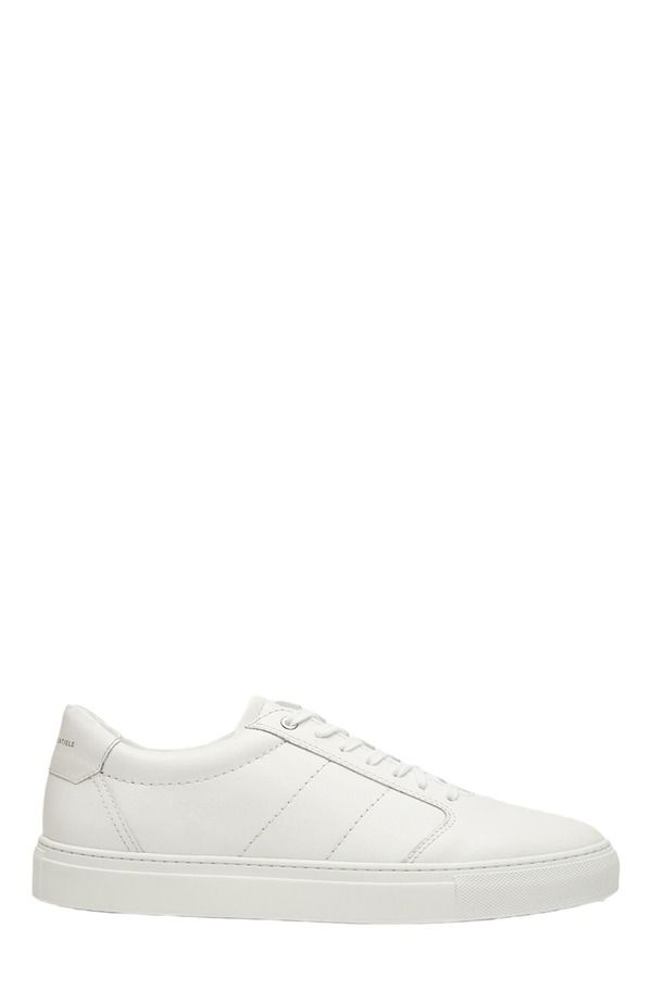 ウォントレスエッセンシャル メンズ シューズ スニーカー レザー Want Lessentiels Lennon 20 Smooth Leather Low Sneaker White ホワイト