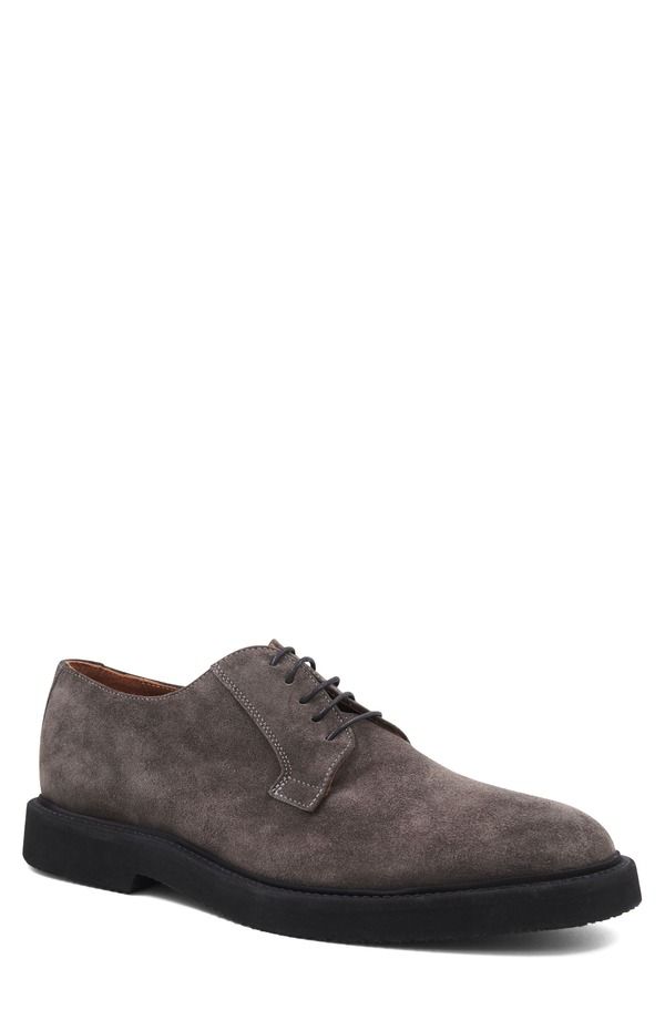 アクアタリア メンズ シューズ オックスフォード ダービー Aquatalia Grayson Wateresistant Derby Anthracite Suede 76,890円