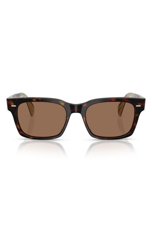 オリバーピープルズ レディース アクセサリー サングラス・アイウェア Oliver Peoples Ryce 54mm Square Sunglasses Horn Brown ブラウン