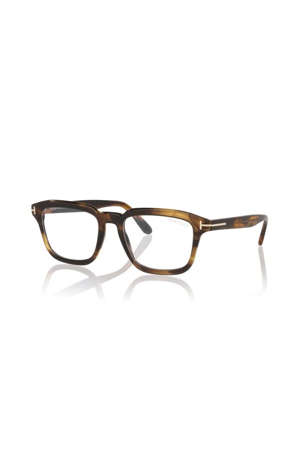 トム・フォード メンズ アクセサリー サングラス・アイウェア TOM FORD 54mm Rectangle optical glasses Tortoise