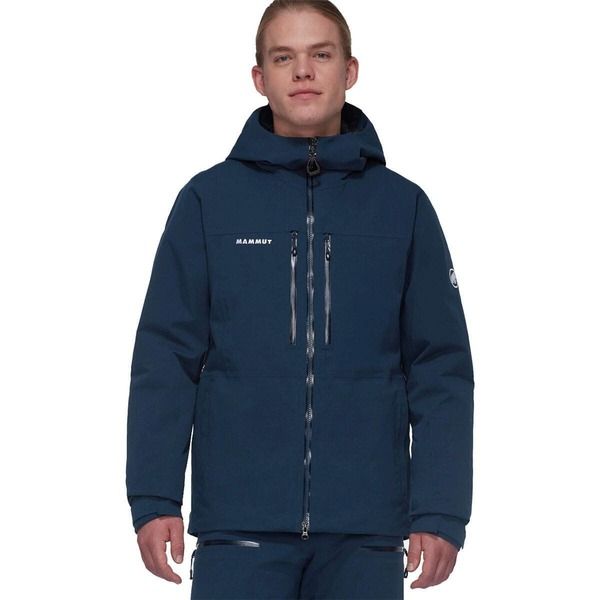 マムート メンズ アウター ジャケット・ブルゾン フーデッドジャケット Mammut Stoney Hs Thermo Hooded Jacket Mens Marine