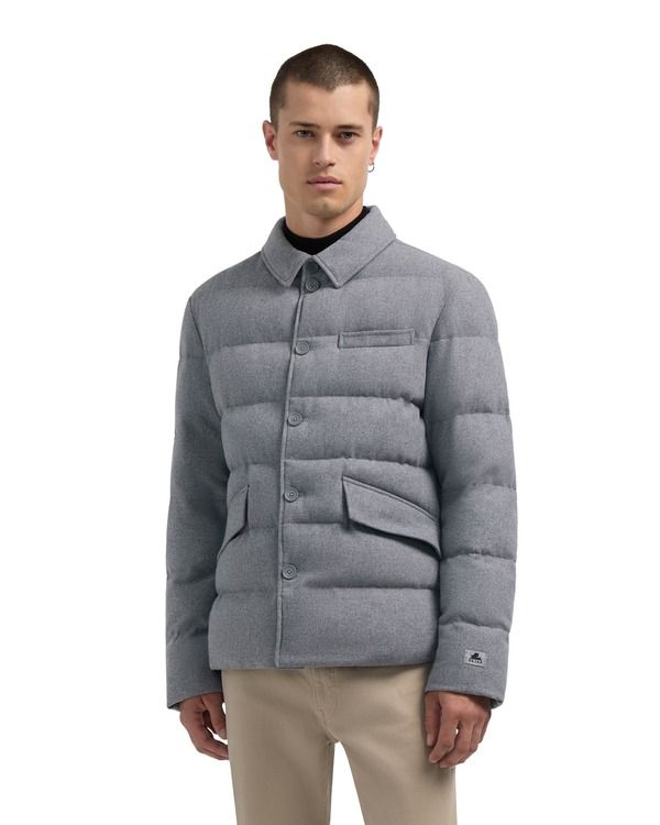パジャール メンズ アウター ジャケット・ブルゾン キルティング ウール Pajaroman Dressy Quilted Wool Jacket Light Charcoal チャコール 81,840円