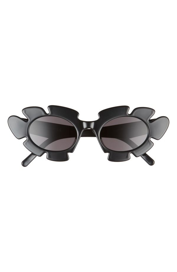 ロエベ レディース アクセサリー サングラス・アイウェア Loewe 47mm Tinted Oval Sunglasseshiny Black Smoke ブラック