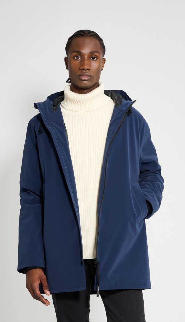 ストゥッテルハイム レディース アウター ジャケット・ブルゾン コート Stutterheim Stockholmatte Winter Coat Navy ネイビー