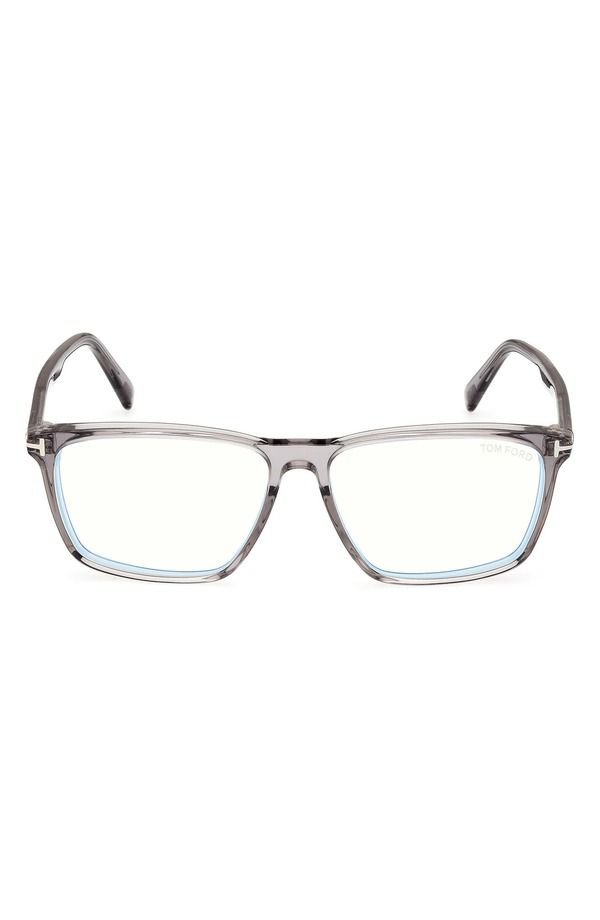 トム・フォード メンズ アクセサリー サングラス・アイウェア TOM FORD 56mm Square Blue Light Blockinglasses Grey T Logo Blue Block 72,490円
