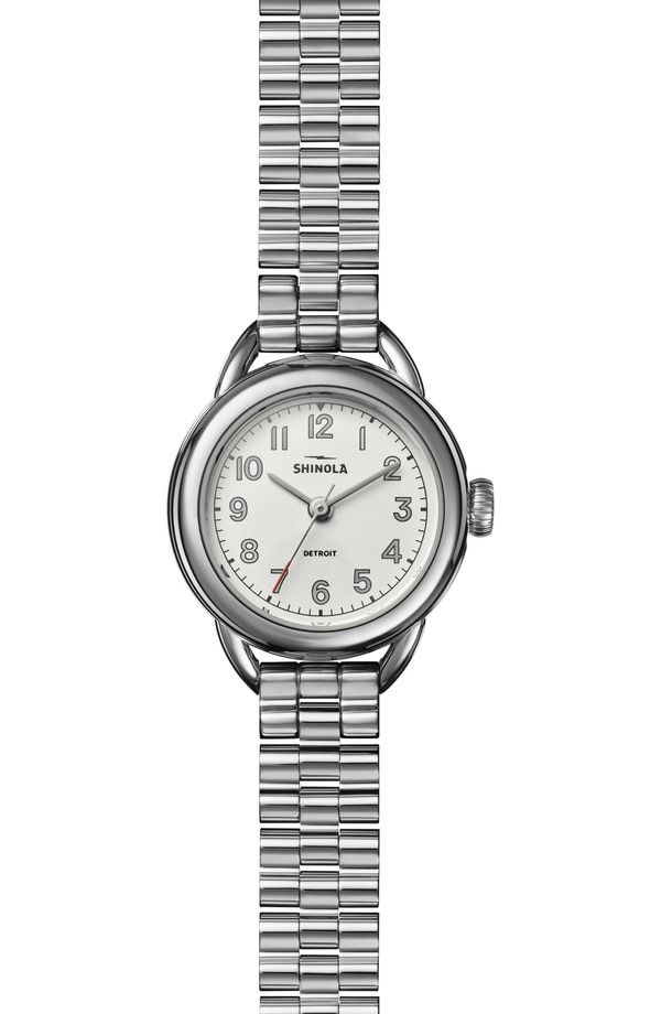 シャイノーラ メンズ アクセサリー 腕時計 Shinola Runabout Bracelet Watch 25mm White ホワイト 114,400円