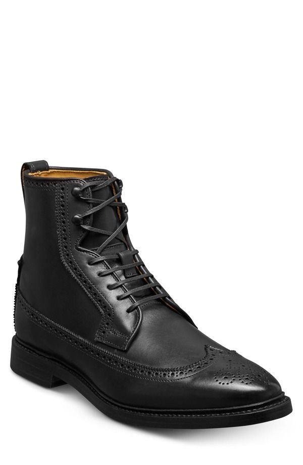 アレン エドモンズ メンズ シューズ ブーツ・レインブーツ ウィングチップ Allen Edmonds Maddox Reserve Wingtip Dress Boot Black ブラック