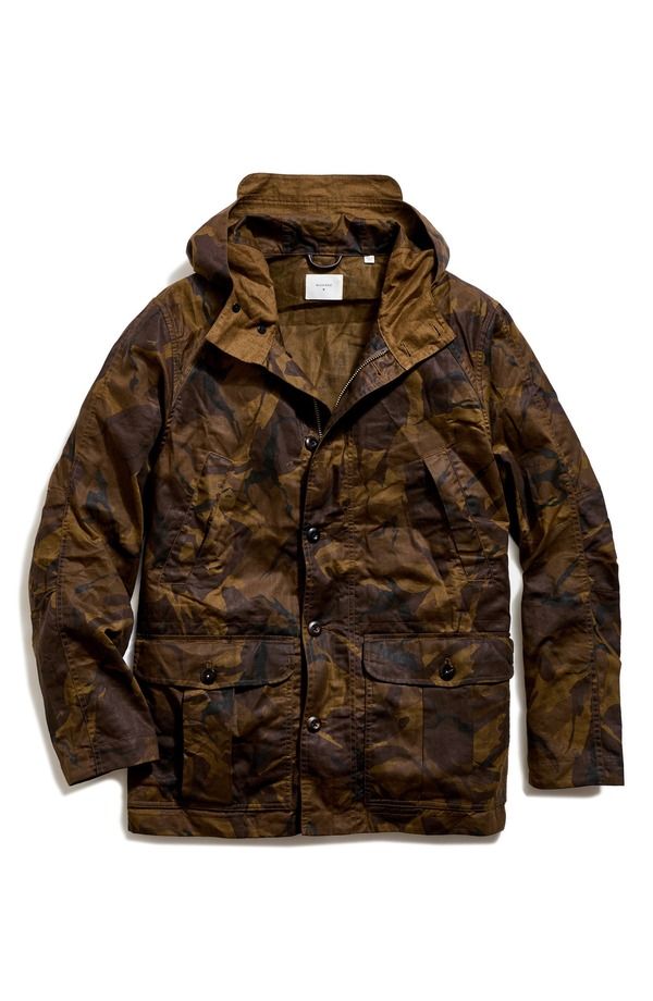 ビリーレイド メンズ アウター ジャケット・ブルゾン Billy Reid Waxed Lodge Jacket Brown ブラウン