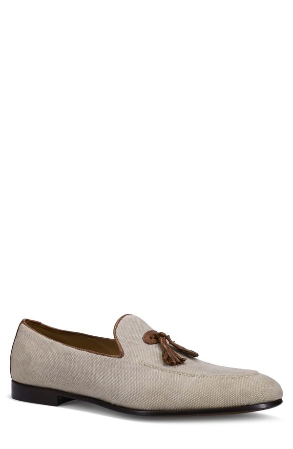 ロンホワイト メンズ シューズ ローファー Ron White Sash Loafer Sand サンド