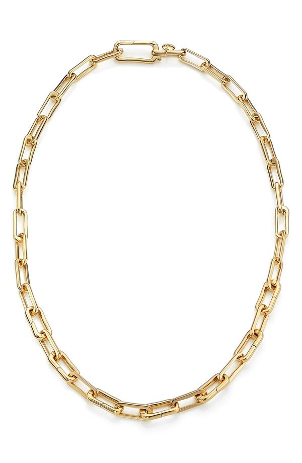 モニカヴィナダー レディース アクセサリー ネックレス・チョーカー キャップ レース Monica Vinader Alta Capture Necklace Yellow Gold イエロー