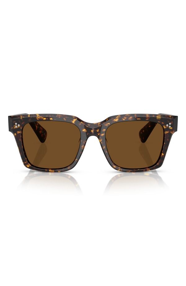 オリバーピープルズ メンズ アクセサリー サングラス・アイウェア Oliver Peoples 52mm Polarized Pillow Sunglasses Tortoise