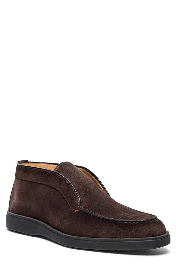 サントーニ メンズ シューズ ブーツ Santoni Detroit Chukka Boot Dark Brown ブラウン
