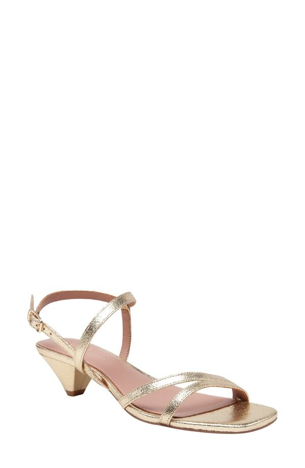 リネアパウロ レディース シューズ ヒール サンダル Linea Paolo Cannestrappy Sandal Gold ゴールド