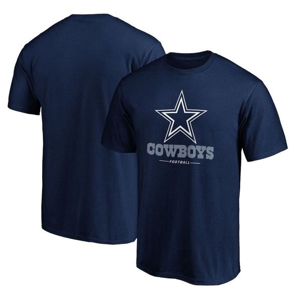 ファナティクス メンズ トップス Tシャツ ロゴ Mens Fanatics Branded Navy Dallas Cowboys Team Lockup Logo TShirt Navy ネイビー 8,985円