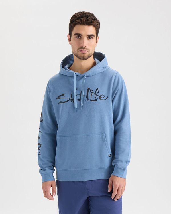 ソルトライフ メンズ アウター パーカー・スウェット Salt Life Voyage Hoodie Coastal Blue ブルー