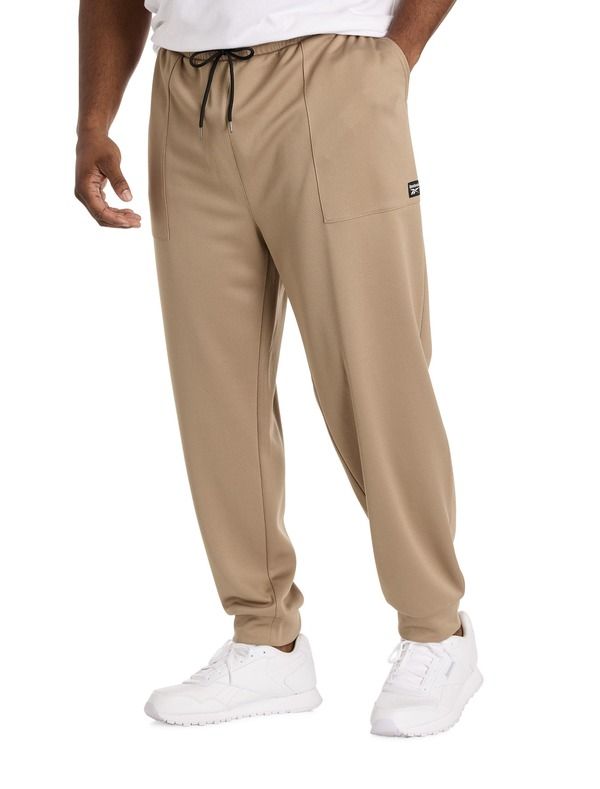 リーボック メンズ ボトムス カジュアルパンツ トール ジョガーパンツ Reebok Big Tall Birdseye Performance Textured Joggers Grainy Gre