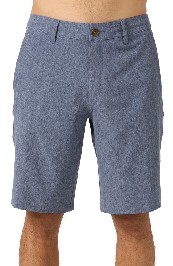 オニール メンズ ボトムス ハーフパンツ・ショーツ ショートパンツ ONeill Reserve Wateresistant Hybrid Shorts Heather Navy ヘザー