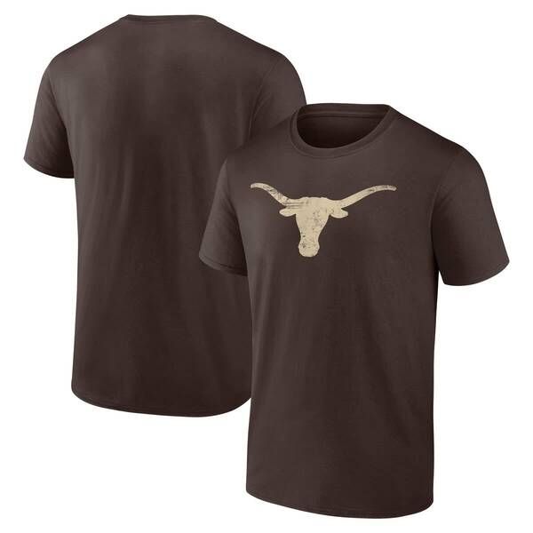 ファナティクス メンズ トップス Tシャツ Mens Fanatics Brown Texas Longhorns Express TShirt Brown ブラウン