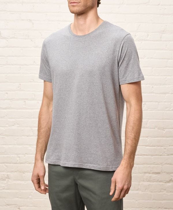 パクト メンズ トップス Tシャツ クルーネック コットン Pact Organicotton Mensoftspun Essential Crewneck Tee Heather Grey グレー