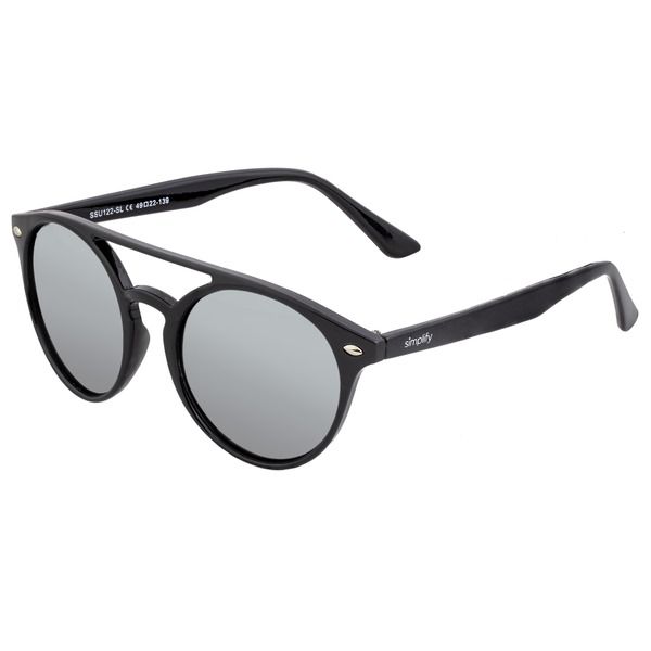 シンプリファイ レディース アクセサリー サングラス・アイウェア SIMPLIFY Finley Polarized Sunglasses BlackSilver ブラック