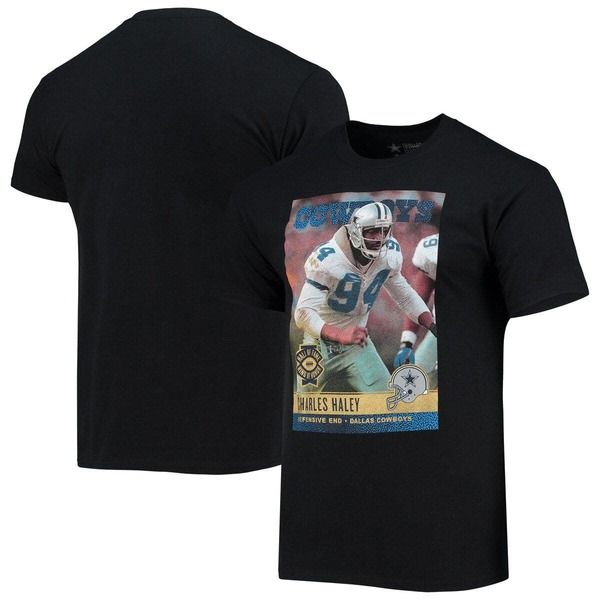 NFL メンズ トップス Tシャツ NFL Mens Charles Haley Black Dallas Cowboys Name Number TShirt Black ブラック