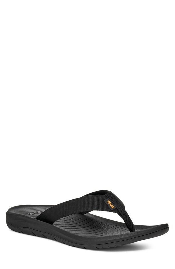 テバ メンズ シューズ サンダル Teva Hurricane Flip Flop Black ブラック