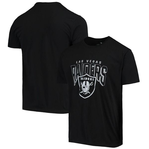 ジャンクフード メンズ トップス Tシャツ ロゴ Mens Junk Food Black Las Vegas Raiders Bold Logo TShirt Black ブラック