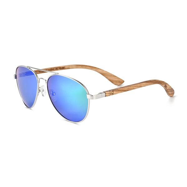 アースウッド レディース アクセサリー サングラス・アイウェア EARTH WOOD Sayulita Polarized Sunglasses BrownBlueGreen ブルー