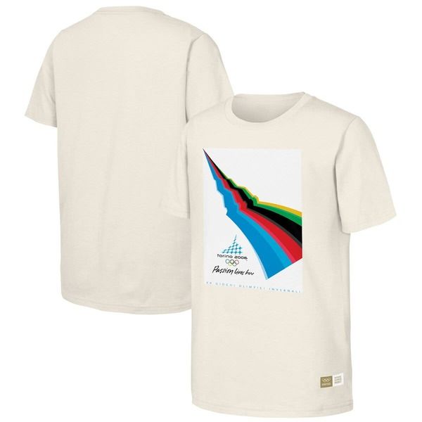 アウタースタッフ メンズ トップス Tシャツ Outerstuff Mens Natural 2006 Torino Games Olympic Heritage TShirt Natural