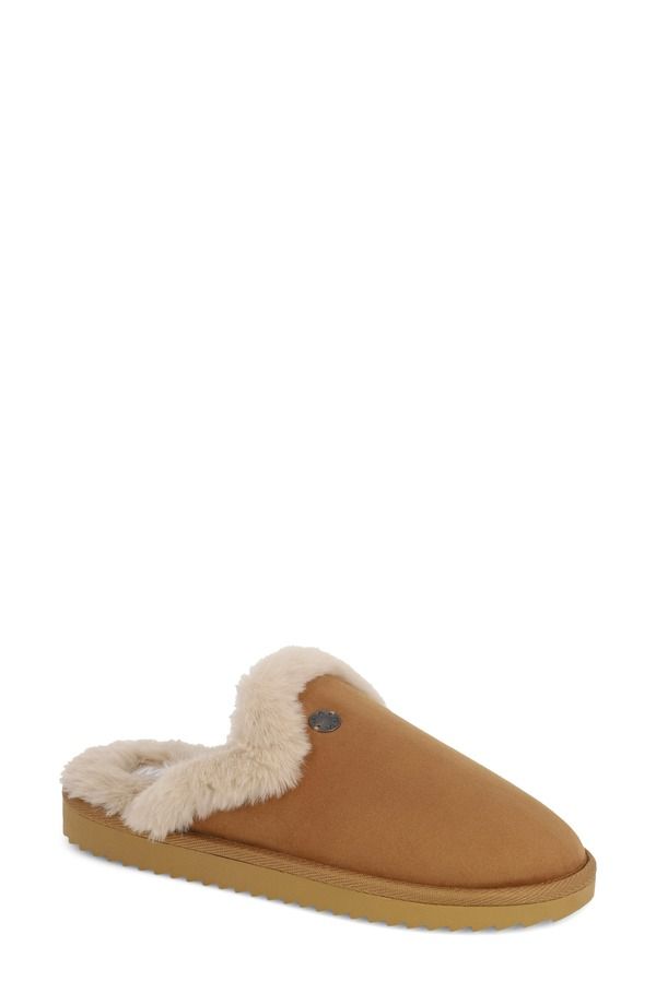 ミア レディース シューズ パンプス MIA Fudge FauxFur Lined Mule Tan タン