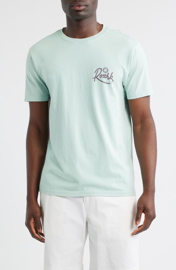 ローアク メンズ トップス Tシャツ グラフィック Roark Palm Gorge Graphic TShirt Harbor