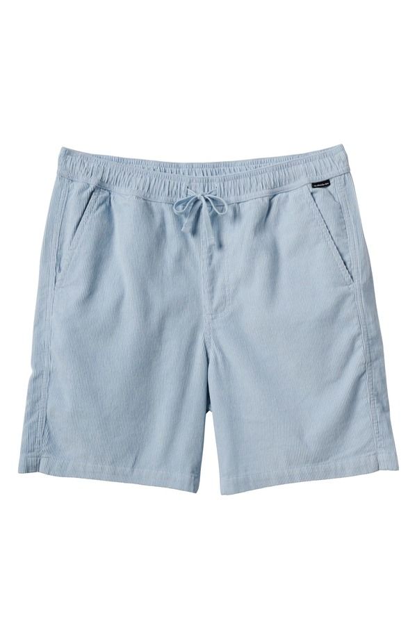 クイックシルバー メンズ ボトムス ハーフパンツ・ショーツ コーデュロイ ショートパンツ Quiksilver Taxer Corduroy Drawstring Shortskyway