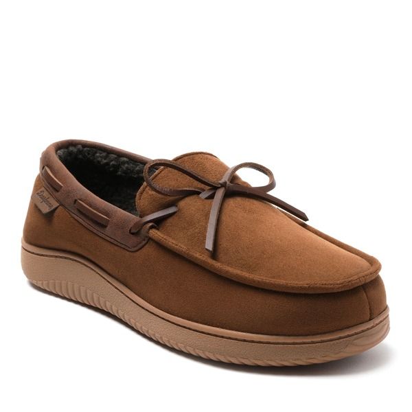 ディアフォームズ メンズ シューズ サンダル スエード DEARFOAMS Pierce Microsuede Moccasin Slipper Chestnut
