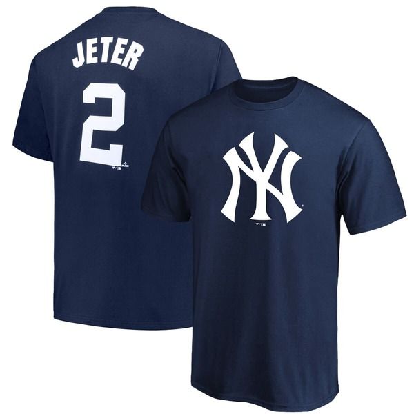 プロファイル メンズ トップス Tシャツ トール PROFILE Mens Derek Jeter Navy New York Yankees Big Tall Name Number TShirt 11,385円
