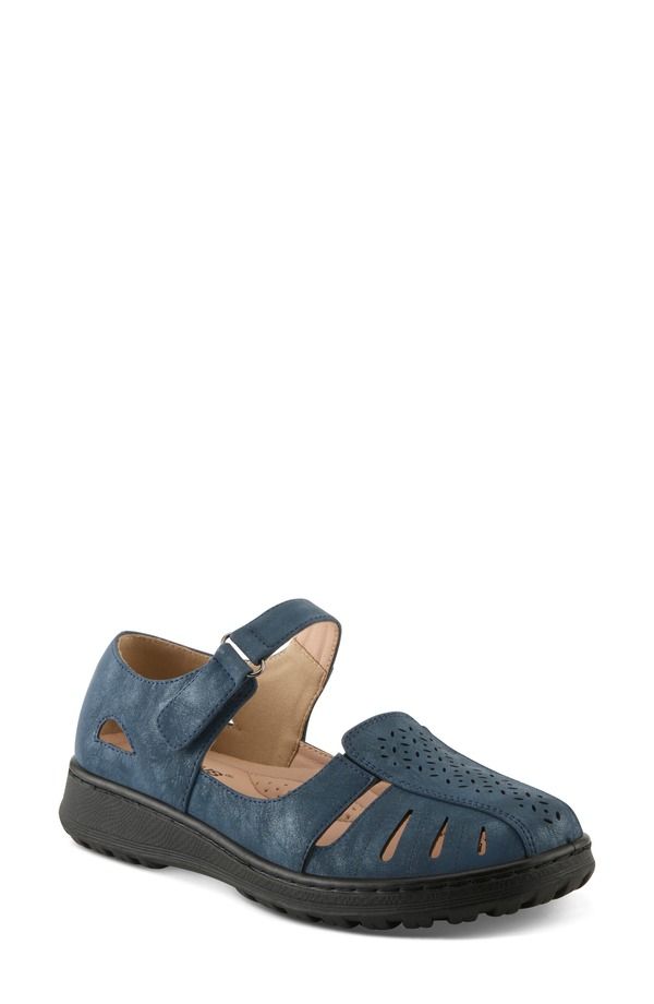 フレクサス レディース シューズ パンプス サンダル Flexus by Spring Step Otero Sandal Navy ネイビー