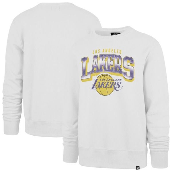 フォーティーセブン メンズ アウター パーカー・スウェットール シャツ Mens 47 Cream Los Angeles Lakers Big Tall Spotlight Headline Pul 17,505円