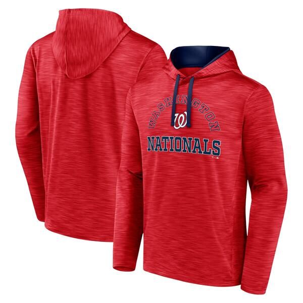 ファナティクス メンズ アウター パーカー・スウェット Mens Fanatics Red Washingtonationalseven Games Pullover Hoodie Red レッド
