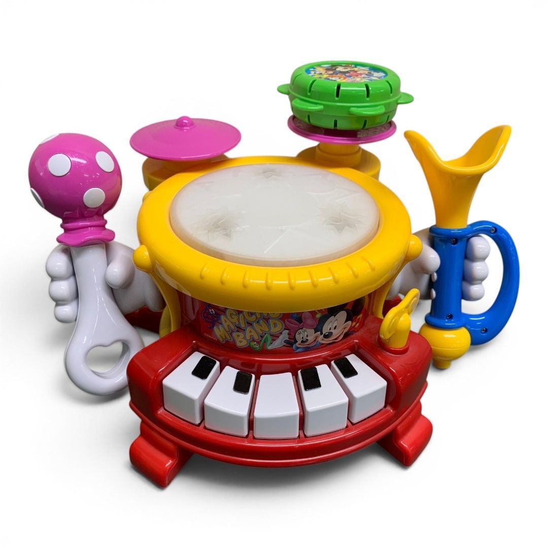 ■Disney Mickey Mouse Magical Band Music Toy Disney Musical Instrument Toy Educational Toy