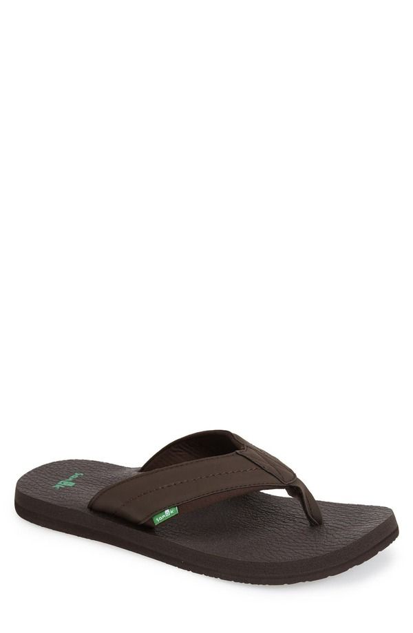サヌーク メンズ シューズ サンダル Sanuk Beer Cozy 2 Flip Flop Brown ブラウン