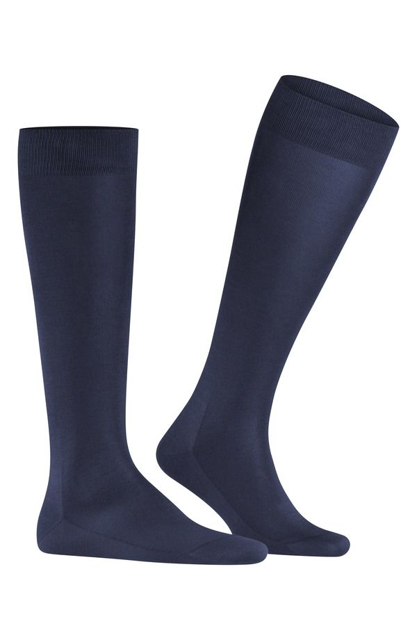 ファルケ メンズ アンダーウェア 靴下 Falke Tiago Knee High Socks Dark Navy ネイビー